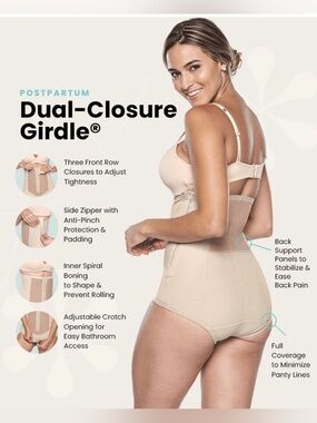 BELLEFIT Postpartum Dual-Closure Girdle Pregnancy